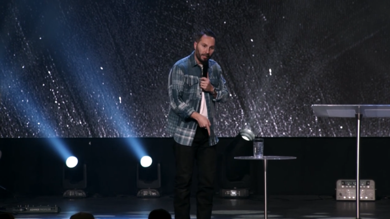 matt swaggart preaching from the pulpit