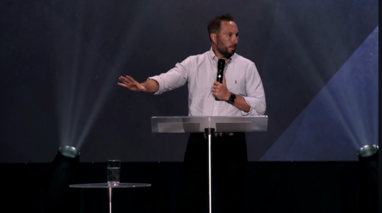 matt swaggart preaching from the pulpit